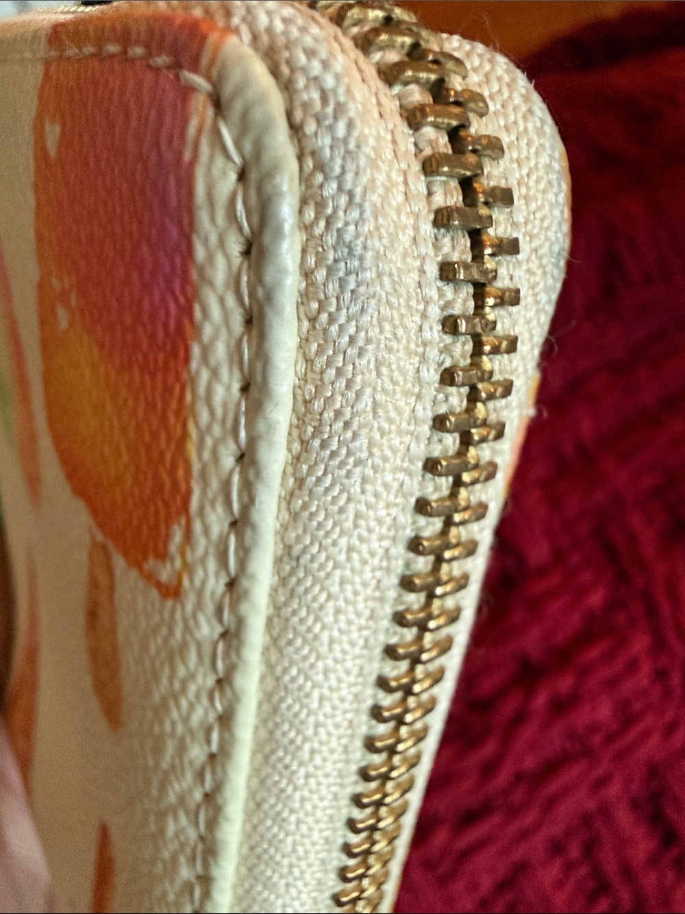 kate spade cream watercolor popsicle & ice cream zip wallet - Picture 9 of 10